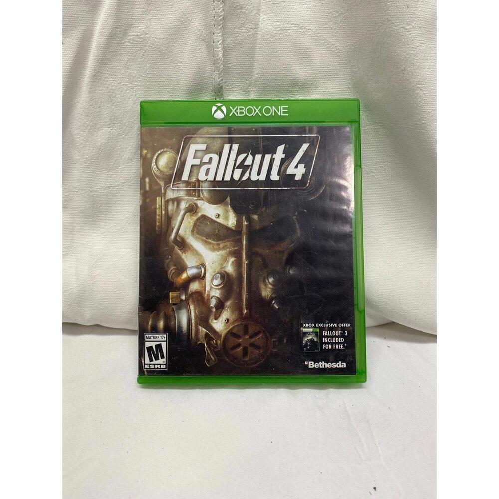 Xbox one fallout four mature 17+ video game green case bethe